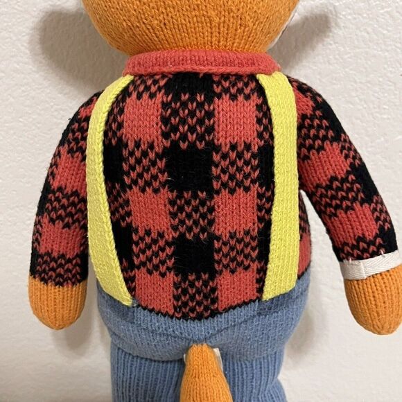 Cuddle + Kind Wyatt the Fox Plush Knit Handmade Doll Stuffed Animal 20" - Picture 16 of 16